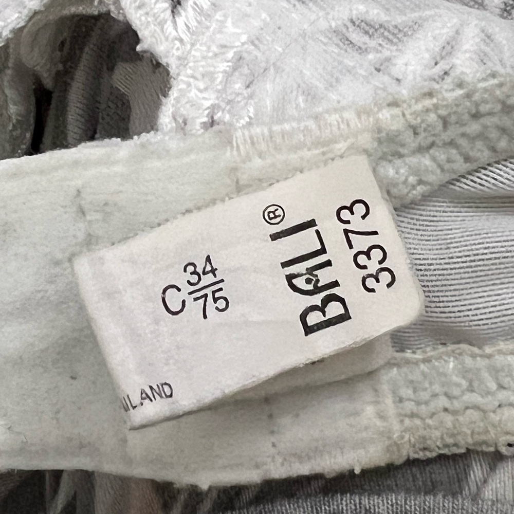 Bali White Lace Bra 34C - Picture 3 of 3